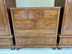 A Willis and Gambier seven drawer chest,
