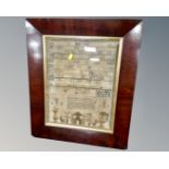 A Regency alphabet sampler by Isabella Davidson and Ann Hope 1811,