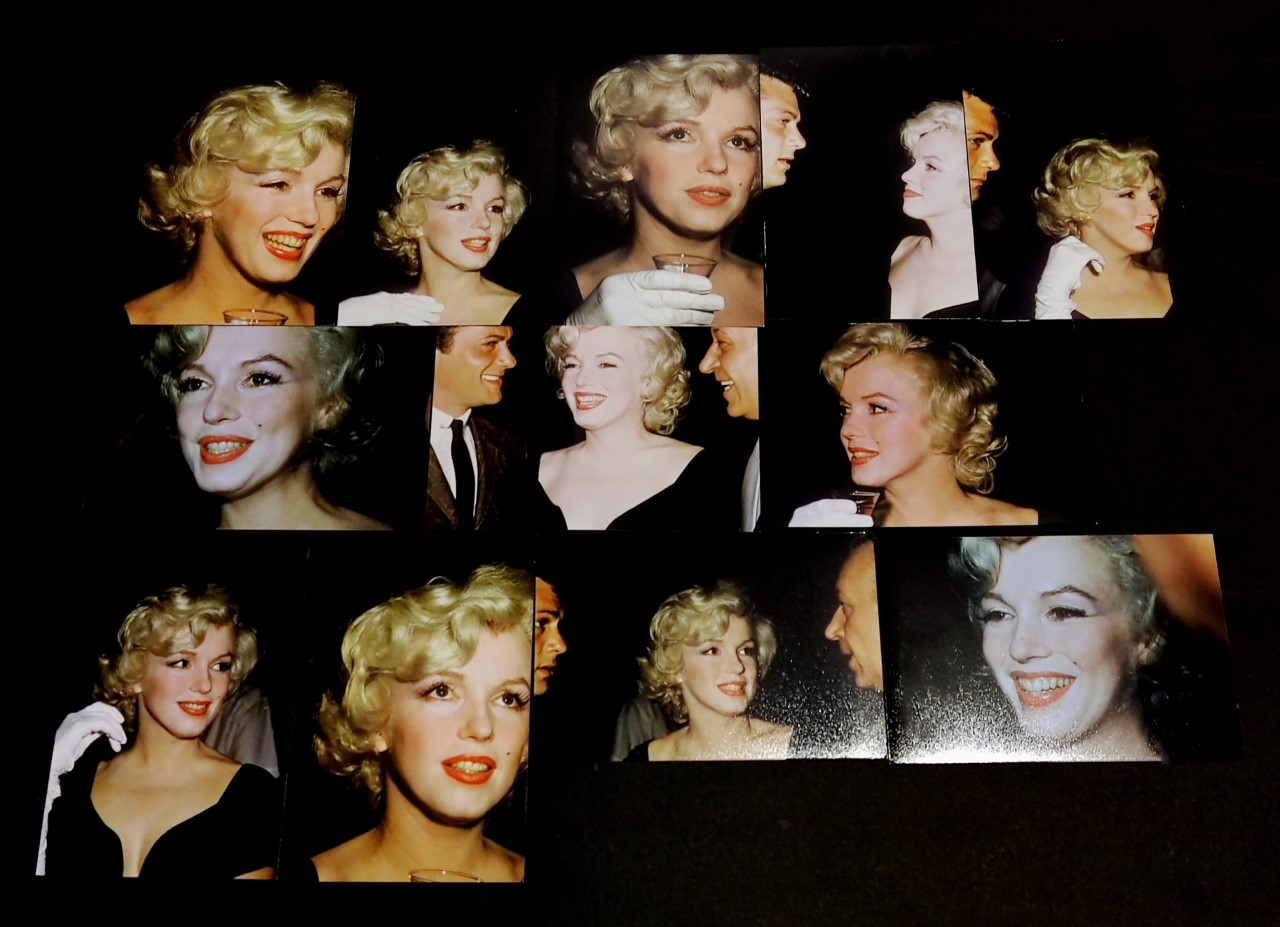 Rare collection of 12 prints of Marilyn Monroe and Tony Curtis at the Afterparty for the film 'The