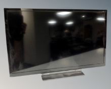 A Toshiba 24" LCD TV with remote