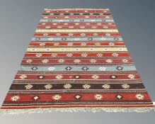 A flatweave kilim carpet,