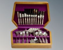 A canteen of Smith Seymore Limited stainless steel cutlery