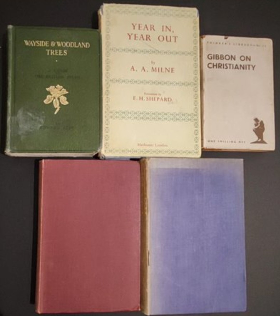 Collection of vintage books to include A.A.