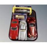 Three large die cast vehicles : Burago,