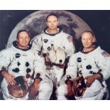 Vintage negative of the historic shot of Neil Armstrong,
