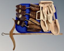 Two pairs of Clark's shoe stretchers,