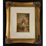 George Baxter 1843 antique print of Prince Albert in antique frame