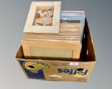 One crate containing twenty four photo frames, different sizes and finiashes,