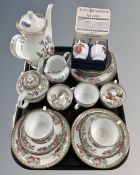 A tray containing a pair of boxed Royal Worcester egg coddlers,