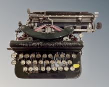 A vintage Imperial portable typewriter