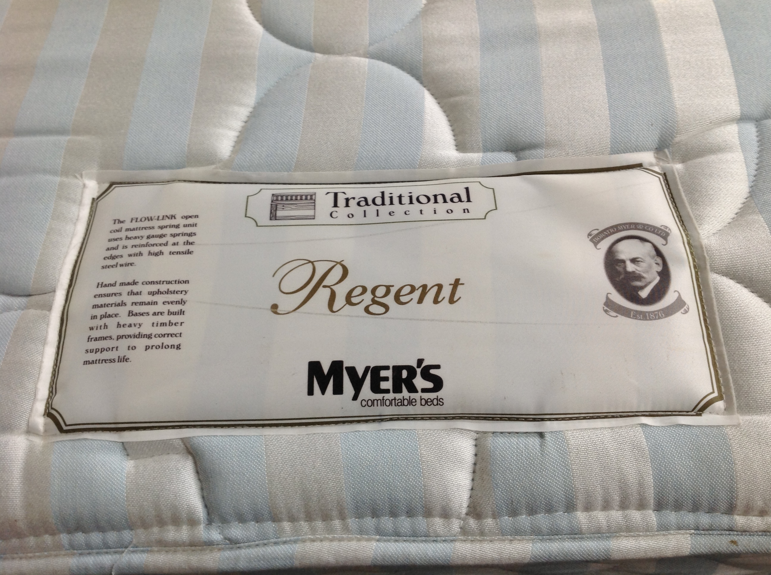 A Myers Regent 3' divan with storage interior. - Image 2 of 2