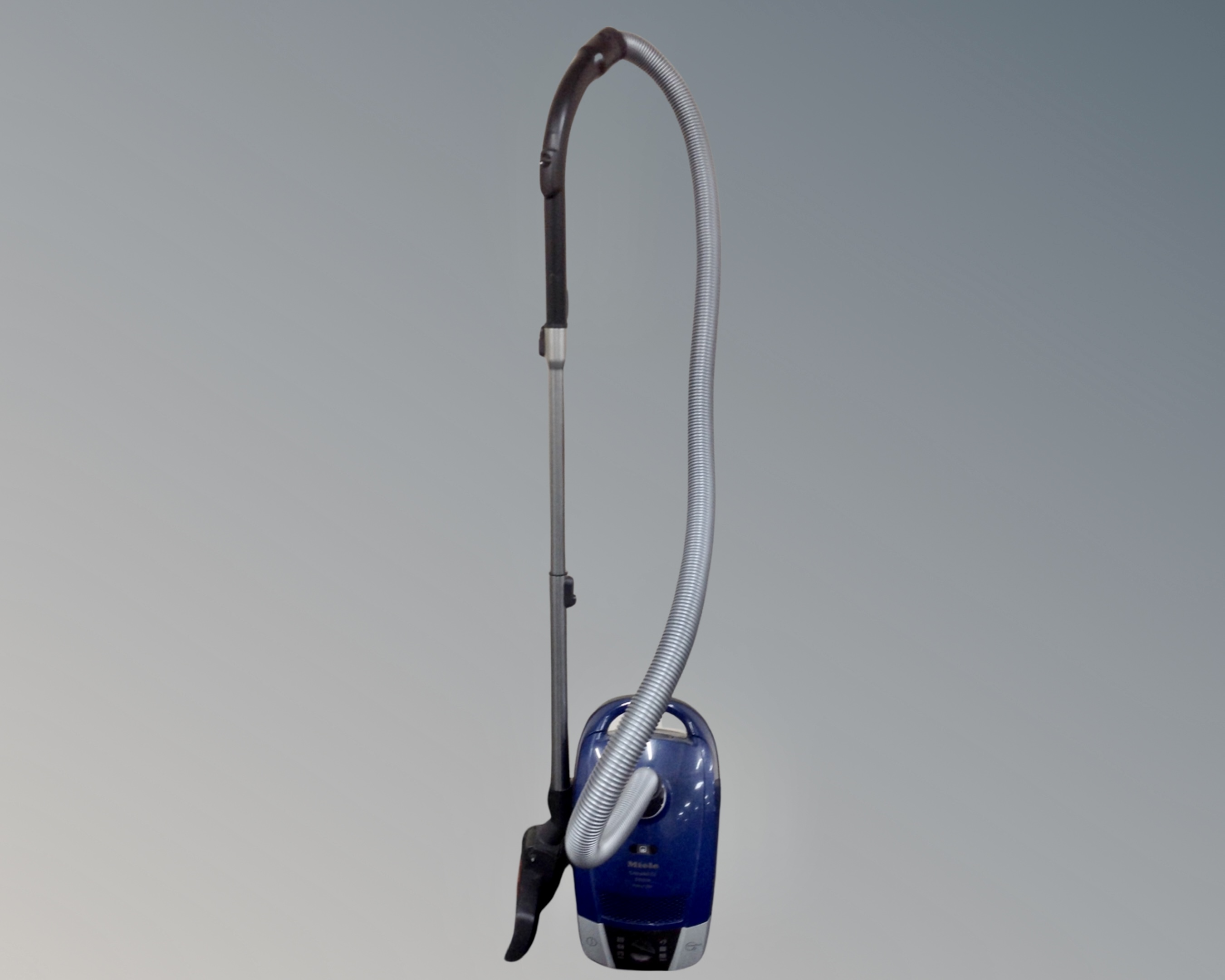 A Miele vacuum cleaner.