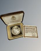 The Royal Mint : Bahamas Anniversary Prince Charles $10 silver proof coin, 45g.