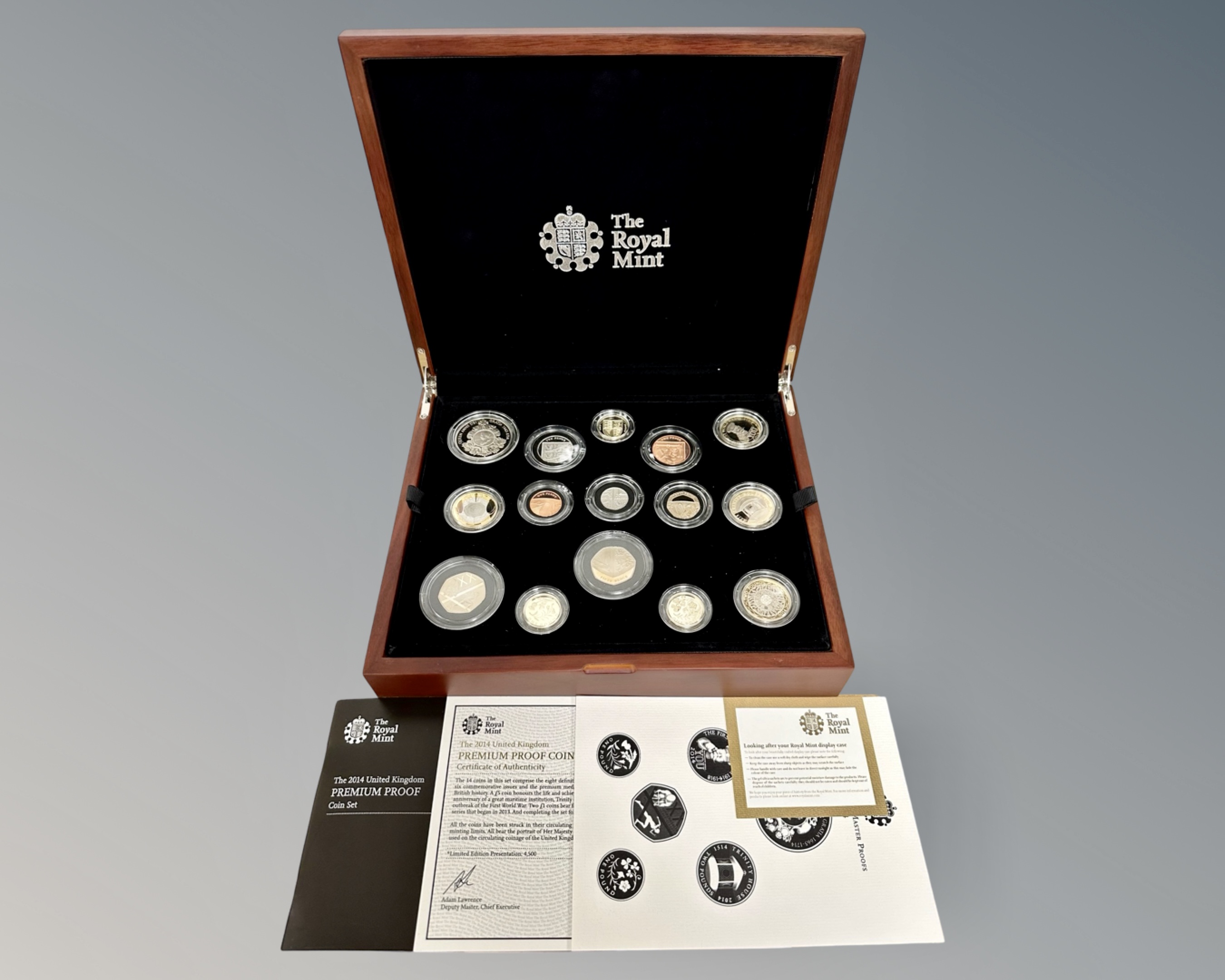 The Royal Mint : The 2014 United Kingdom Premium proof coin set - Image 2 of 2