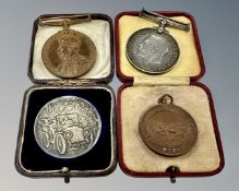 A George V war medal awarded to 17478 Pte.