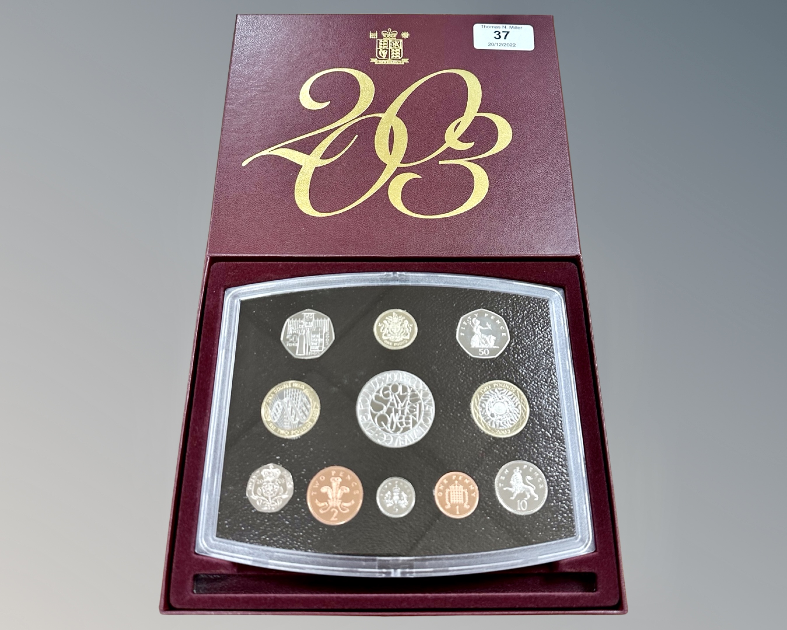 The Royal Mint : United Kingdom 2003 proof set.