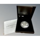 The Royal Mint : The First Birthday of HRH Prince George of Cambridge 2014 UK £5 silver proof coin,