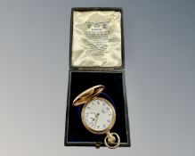 A good quality Limit No. 2 full hunter pocket watch in Benson case.