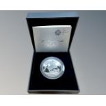 The Royal Mint : The Royal Birth 2013 UK silver proof £5 coin, 28.28g.