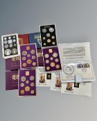 The Pobjoy Mint : Three Sterling silver ingot stamp first day covers,