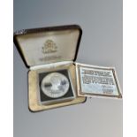 The Royal Mint : Bahamas Anniversary Prince Charles $10 silver coin, 45g.