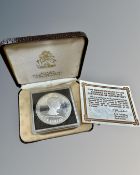 The Royal Mint : Bahamas Anniversary Prince Charles $10 silver coin, 45g.