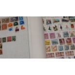 POSTAGE STAMPS, selection, UK & foreign, mounted with stamp hinges in scrapbook & ring binder, FR to
