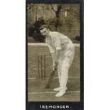 SMITH, Cricketers (1912), complete, Nos. 1-50, some scuffing to black edges (some tipped-in), FR