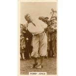 MILLHOFF, Famous Golfers, complete, inc. No. 20 Bobby Jones, VG to EX, 27