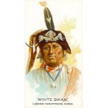 ALLEN & GINTER, Celebrated American Indian Chiefs, White Swan, variation, VG