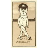 HILL, Caricatures of Famous Cricketers, complete, standard, EX, 50