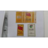 CIGARETTE PACKETS, selection, inc. flattened hulls (a few with sliders), ARTB; Wills Pirate, The