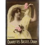 FOREIGN, Actresses (hand-coloured), Planelles (8) & Bastos (8), medium, Algerian issues, G to VG,