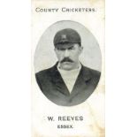 TADDY, County Cricketers, Jesson (Hampshire); Fane & reeves (both Essex), Imperial (2) backs,