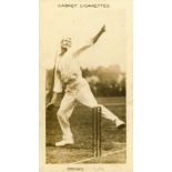 PATTREIOUEX, Famous Cricketers, Nos. C.70-77, printed backs, creased (1), some irregular trim, about