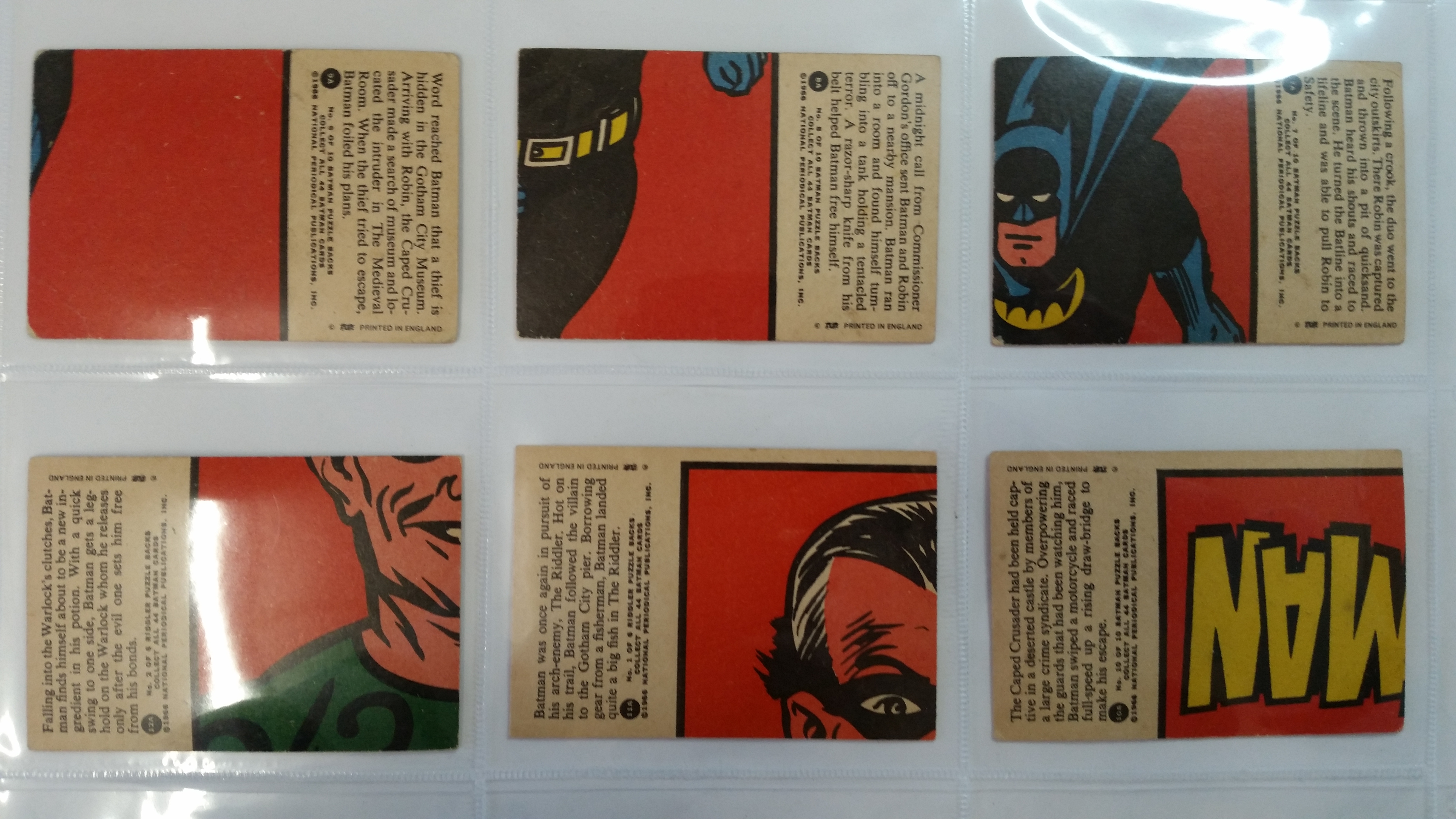 A. & B.C. GUM, Batman (1a-44a), complete, VG to EX, 44 - Image 5 of 19