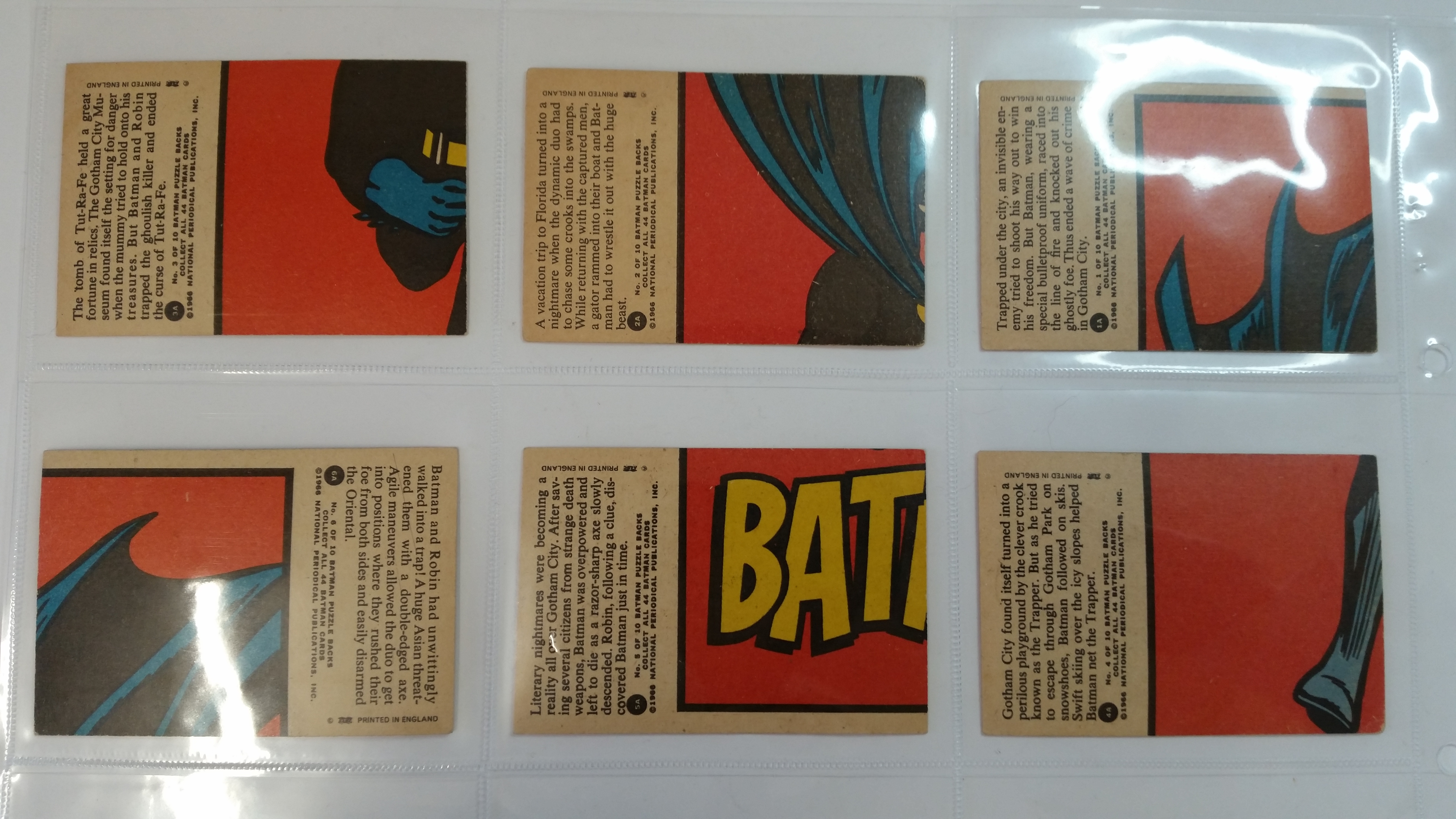 A. & B.C. GUM, Batman (1a-44a), complete, VG to EX, 44 - Image 3 of 19