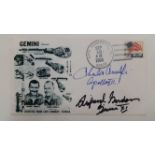 SPACE, signed commemorative cover celebrating the launch of Gemini Titan II 12th September 1966,