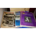 SPORT, magazines, 1970s onwards, Boxing & Tennis, a few Wimbledon programmes etc., G to EX, Qty.
