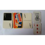 GAMES, miniature, inc. playing cards, Jersey Tob. Co. (26), Family Star (complete), Secrets,