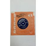 POP MUSIC, signed 45rpm cover, Give Me Your Word, by Billy Fury, G