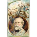 CLARK, Gallery of American Heroes, only Robert E Lee, c.1900, premium, US cotton issue, VG