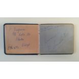 AUTOGRAPH ALBUM, inc. Tommy Cooper, Ken Dodd, Felicia Williams, Betty Leese, Peter Ronfoels, members