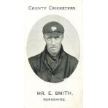 TADDY, County Cricketers, Mr. E. Smith (Yorkshire), Grapnel back, VG