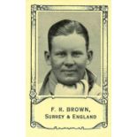 BARRATT, Famous Cricketers (1932), medium, unnumbered, G to VG, 8