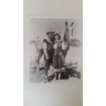 CINEMA, signed photo by Roy Rogers & Dale Evans, showing them in cowboy character with Trigger, 8