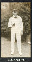 SMITH, Cricketers (1912), complete, Nos. 51-70, some scuffing to black edges (a few tipped-in), FR