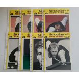 SNOOKER, original press photos, action shots, inc. Steve Davis (3), Terry Griffiths (3), Stephen