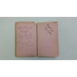 AUTOGRAPH ALBUM, inc. Dorothy Dix, Gracie Fields, Charles Groves, Muriel Pope etc., many annotated