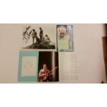 POP MUSIC, The Beatles, signed selection, inc. compliment slips, album pages, promotional photos,